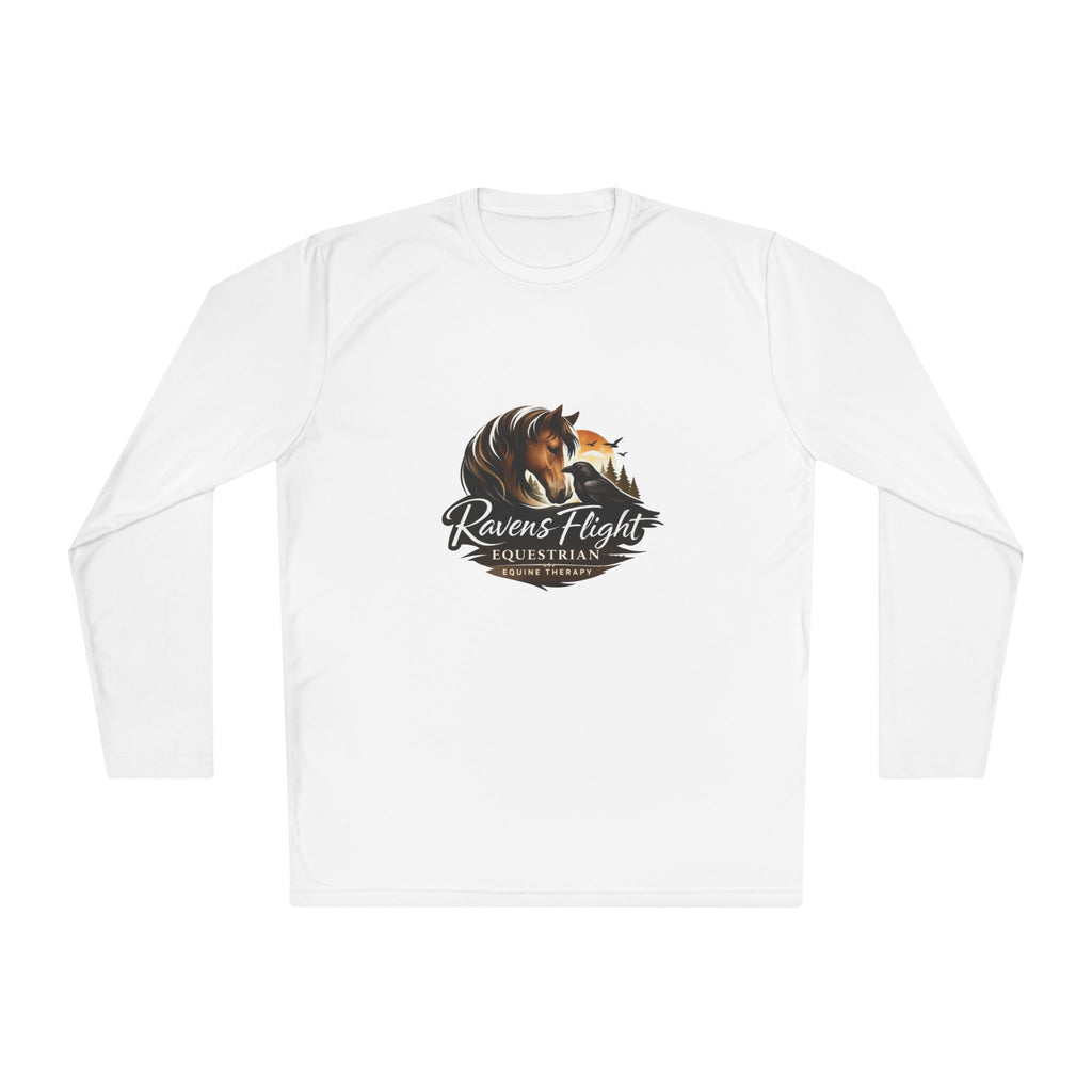 Ravens Flight Equestrian Long Sleeve Tee — Horse & Fox Logo Shirt